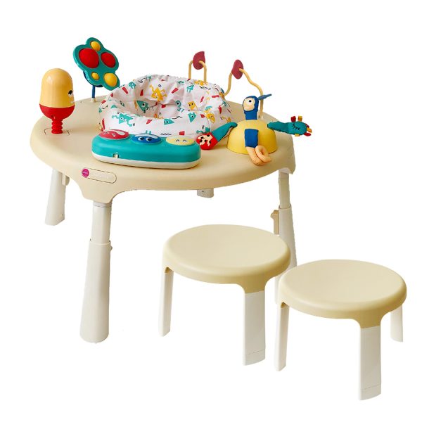 PORTAPLAY FOREST FRIENDS ACTIVITY CENTER + STOOLS COMBO. – Beige