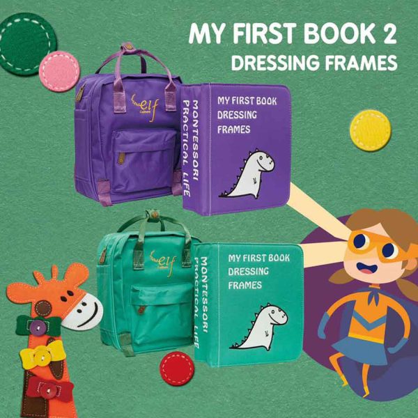 My First book 2 Dressing Frames – Green