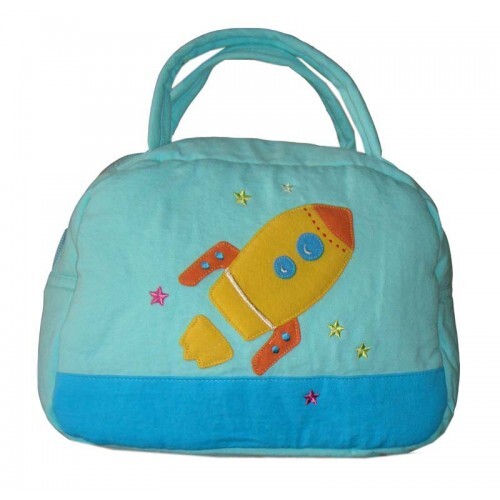 Rocket Lunch Box Cover – Yellow