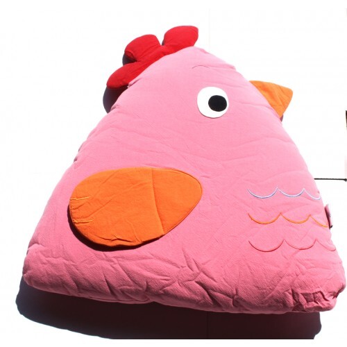 Chick Cuddling Cushion(15x18x35 Cm) – Pink