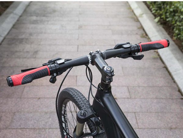 Bicycle Grips MTB Road Bike Double Lock Rubber Handlebar Grips Anti-Slip Rock Bros