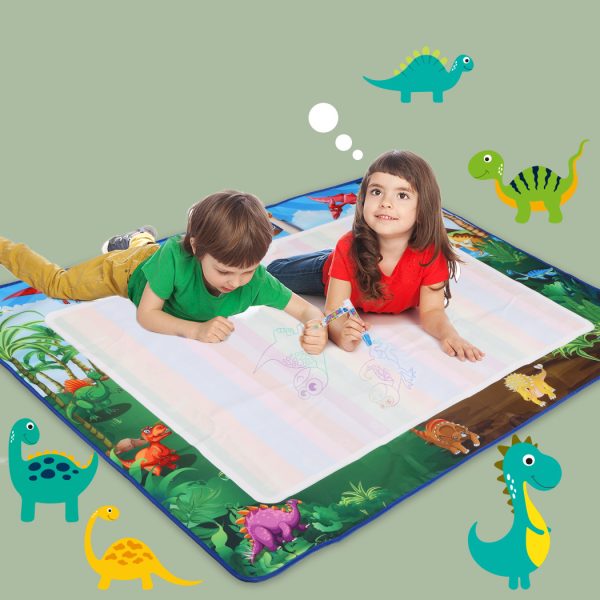 Kids Drawing Mat Aqua Doodle Board Water Painting Writing Magic Educational Toy – Jungle Design