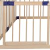 Kids Playpen Wooden Baby Safety Gate Fence Child Play Game Toy Security – 150 x 180 x 61 cm