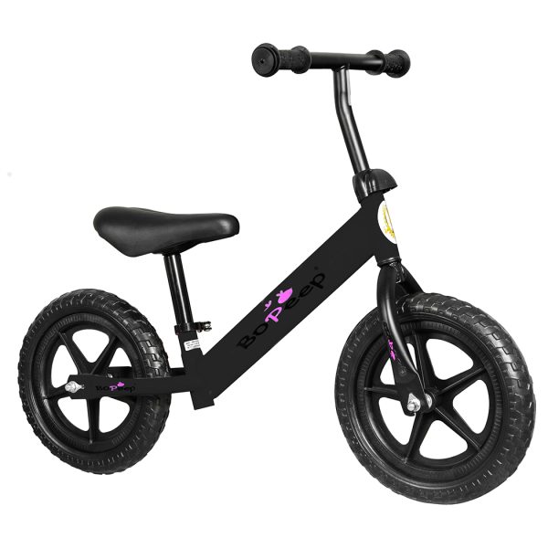 Kids Balance Bike Ride On Toys Push Bicycle Children Outdoor Toddler Safe. – Black