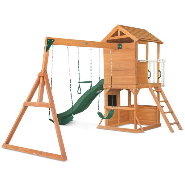 Lifespan Kids Springlake Play Centre With 2.2m Slide – Green