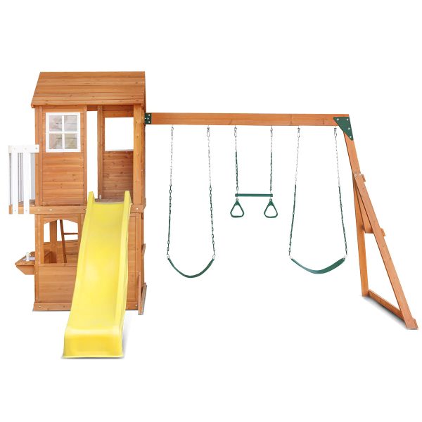 Lifespan Kids Springlake Play Centre With 2.2m Slide – Yellow