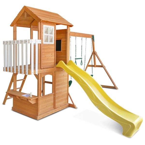 Lifespan Kids Springlake Play Centre With 2.2m Slide – Yellow