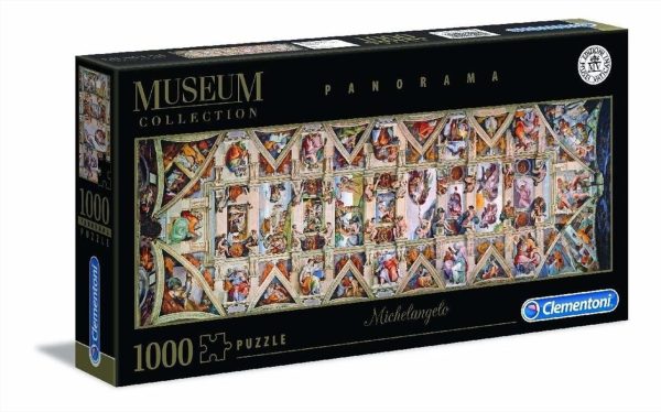 Michelangelo: Sistine Chapel Ceiling – 1000 Piece Panoramic Jigsaw Puzzle