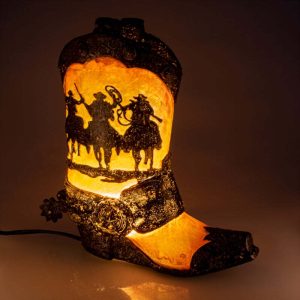 Cowboy Boot Table Lamp