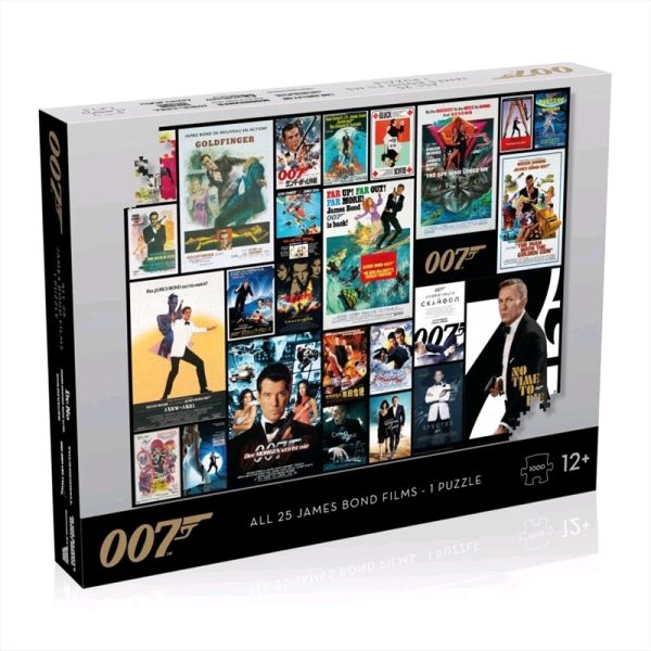 James Bond – All Movies Poster 1000 piece Jigsaw Puzzle