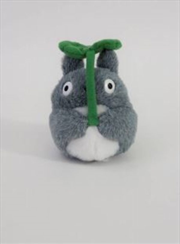Studio Ghibli Plush: My Neighbor Totoro – Fluffy Totoro Beanbag with Leaf