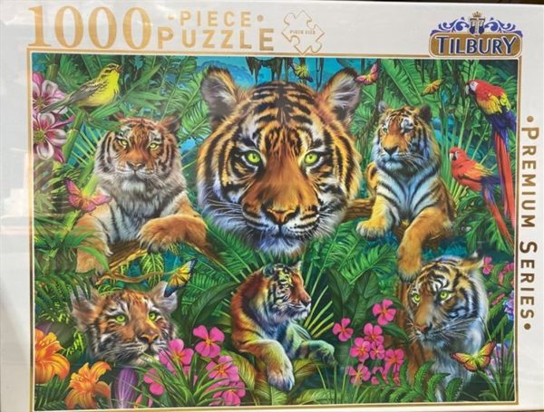Tiger Collage 1 – 1000 Piece Puzzle
