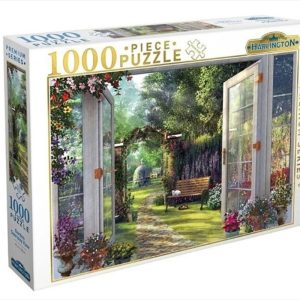 Harlington Garden Doorway View Puzzle 1000pc
