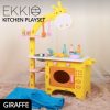 Wooden Kitchen Playset for Kids (Giraffe Shape Kitchen Set) EK-KP-102-MS