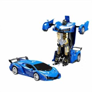 Transform Car Robot Sport Car with Remote Control (Blue) GO-TCR-101-FM