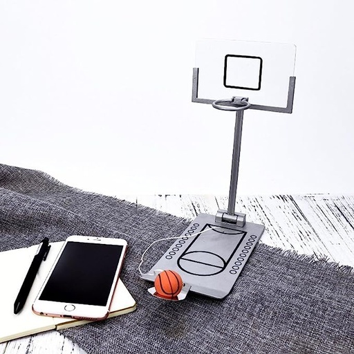 Miniature Basketball Game Toy (Silver)