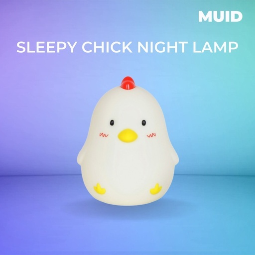 Muid Sleepy Chicken Night Lamp Function Only White HM–103-MUID