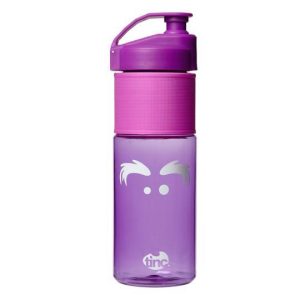 Flip Top Water Bottle : Purple