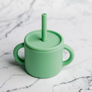 Baby’s First Straw Cup – Mint Crisp