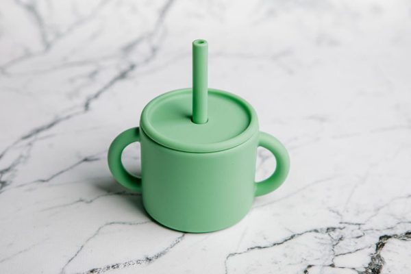 Baby’s First Straw Cup – Mint Crisp