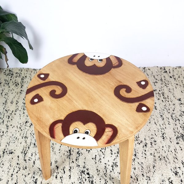 Kids Wooden Table Monkey