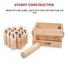 NToss Wooden Set Outdoor Games with Carry Case