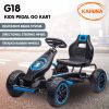 Kahuna G18 Kids Ride On Pedal Go Kart – Blue