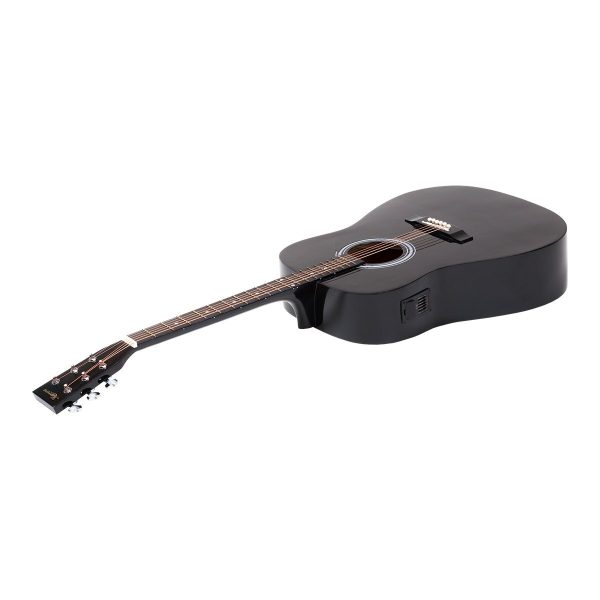 Karrera Electronic Acoustic Guitar 41in – Black