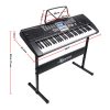 Karrera 61 Keys Electronic Keyboard Piano with Stand – Black