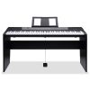 Karrera 88 Keys Electronic Keyboard Piano with Stand – Black