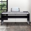 Karrera 88 Keys Electronic Keyboard Piano with Stand – Black