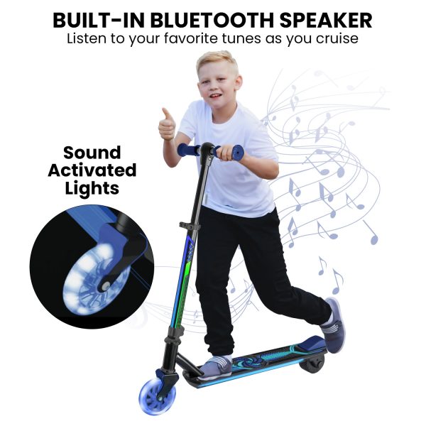 Voyager Scooter Beats Electric Scooter – Blue