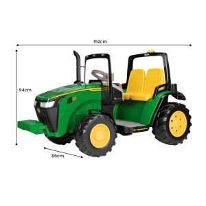 John Deere Dual Force Tractor Battery Operated 2-Seater Ride On