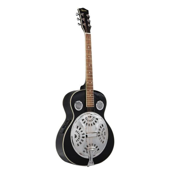 Karrera 40in Resonator Guitar – Black