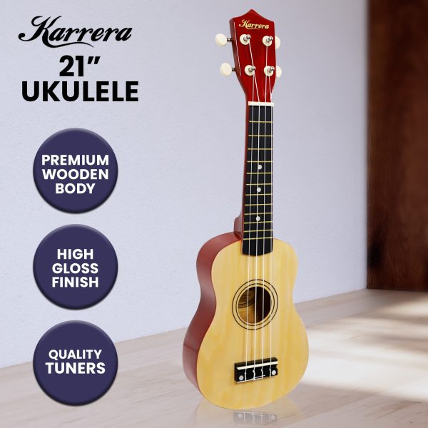 Karrera 21in Ukulele – Natural