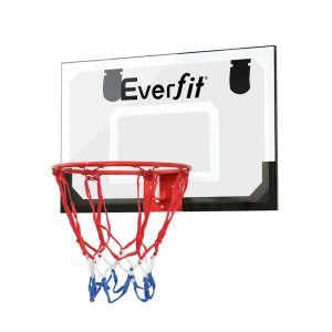 23″ Mini Basketball Hoop Backboard Door Wall Mounted Sports Kids Black