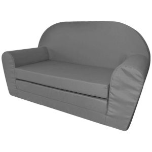 Kids' Flip-Out Lounge Chair Grey