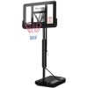 3.05M Basketball Hoop Stand System Ring Portable Net Height Adjustable – Black