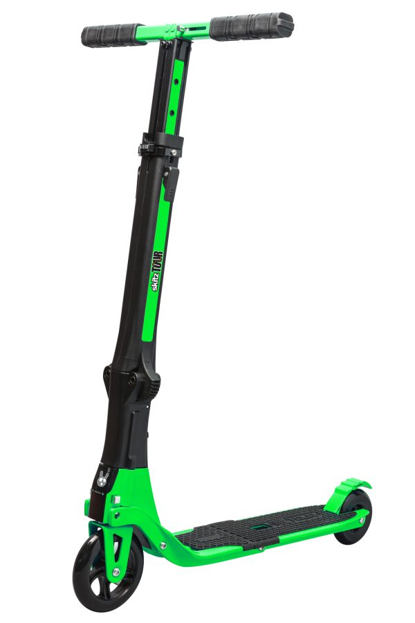 Go Skitz Tour Foldable Scooter With Backpack Green