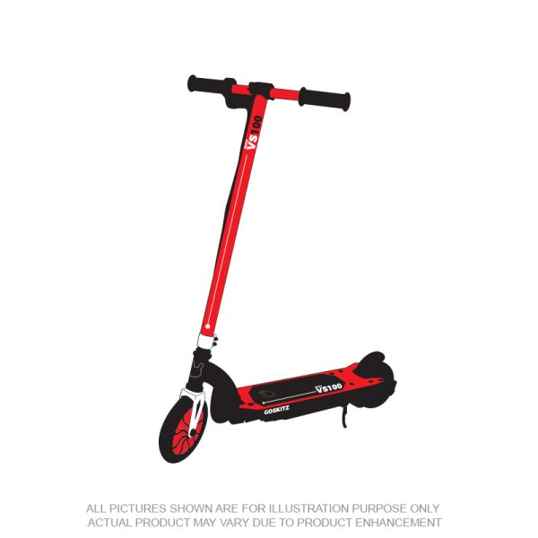 Go Skitz VS100 Electric Scooter – Red