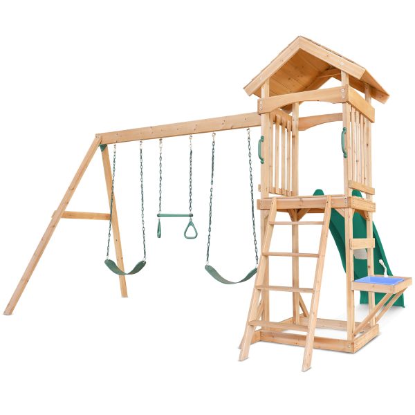 Lifespan Kids Albert Park Play Centre with Slide – Green