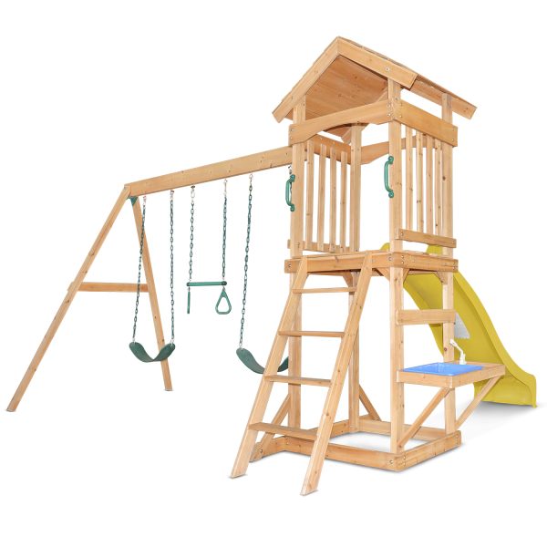 Lifespan Kids Albert Park Play Centre with Slide – Yellow
