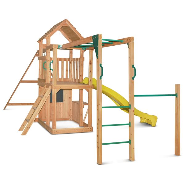 Lifespan Kids Coburg Lake Swing & Play Set with Slide – Yellow
