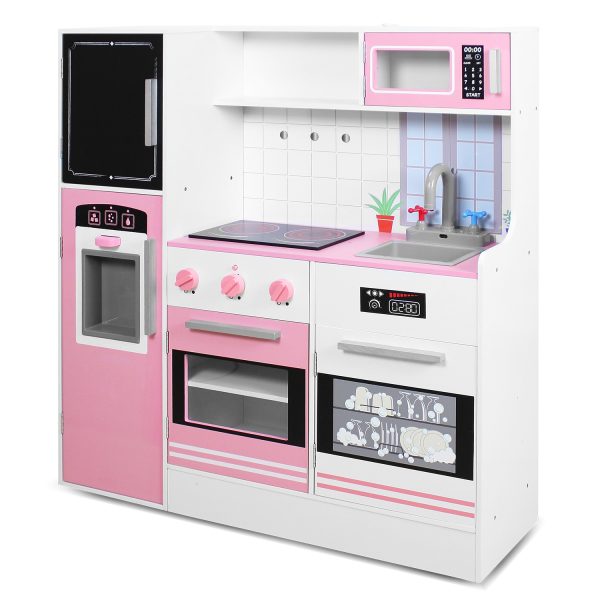 Kids Bona Appetit Pink Interactive Play Kitchen