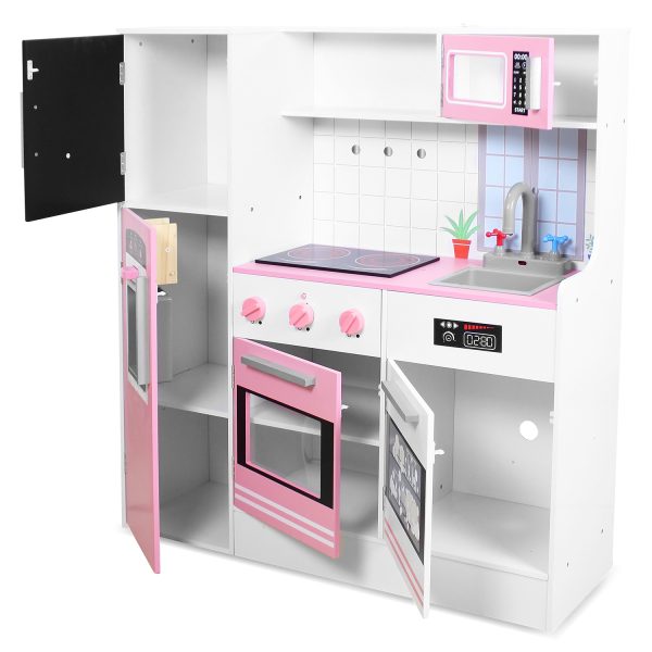 Kids Bona Appetit Pink Interactive Play Kitchen