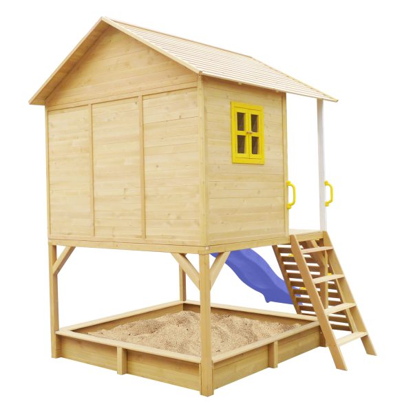 Warrigal Cubby House set- Yellow Slide