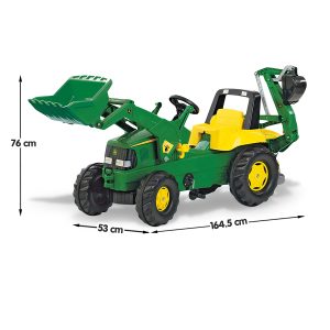 John Deere Rolly Kids Ride On Tractor with Loader & Digger RT811076