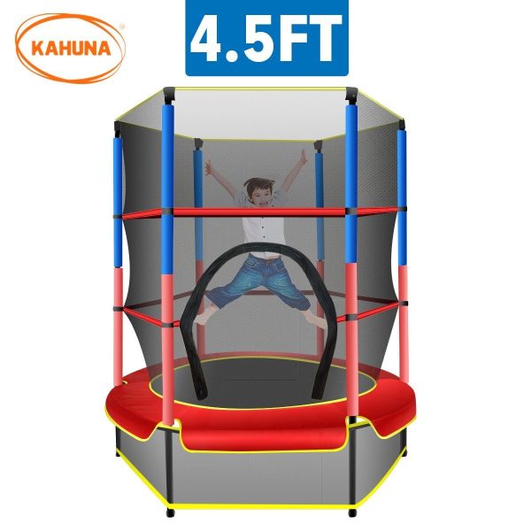 Kahuna Mini 4.5 ft Trampoline – Red Blue