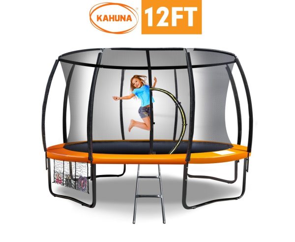 Kahuna Classic Trampoline – 12 FT, Orange