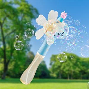 Peppa Pig Windmill Bubble Machine Hand-Held Stick Electric Bubble Toy